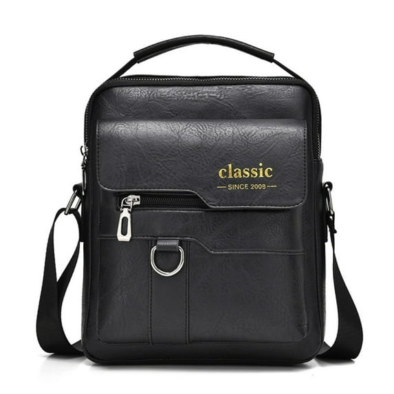 Qholemyo Crossbody Bag Men's Shoulder Bag, shoulder bag, crossbody bag, Vintage Leather Vertical Hand Business Men's Casual Leather Bag Satchel Bag For Men Father/Anniversary