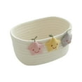 thumbnail image 1 of Qholemyo Cute Thread Woven Desktop Storage Basket Lidless Small Organizer Box Desk Storage Home Office Supplies, 1 of 6