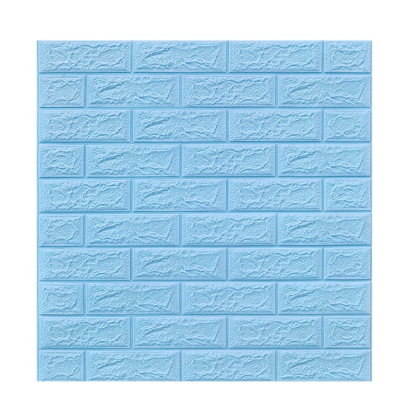 Qholemyo DIY 3D Embossed Brick PE Foam Peel And Stick Wallpaper Panels Room Decor Home Wall Decor