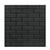 Qholemyo DIY 3D Embossed Brick PE Foam Peel And Stick Wallpaper Panels Room Decor Home Wall Decor