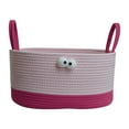 thumbnail image 1 of Qholemyo Decorative Cotton Woven Desktop Storage Basket Desk Organizer Home Office Desktop Organization, 1 of 7
