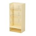 thumbnail image 1 of Qholemyo Desktop Storage Box Transparent Flat Partition Shelf with Desk Organizer Storage Student Artifact Desk Pencil Slanted Organizing Rack, 1 of 4