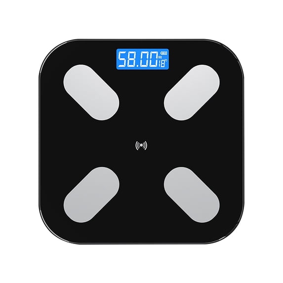 Qholemyo Digital Bathroom Scale Body Fat Scale Weighing Scale For Body Weight With Accurate Readings For Home Daily Use