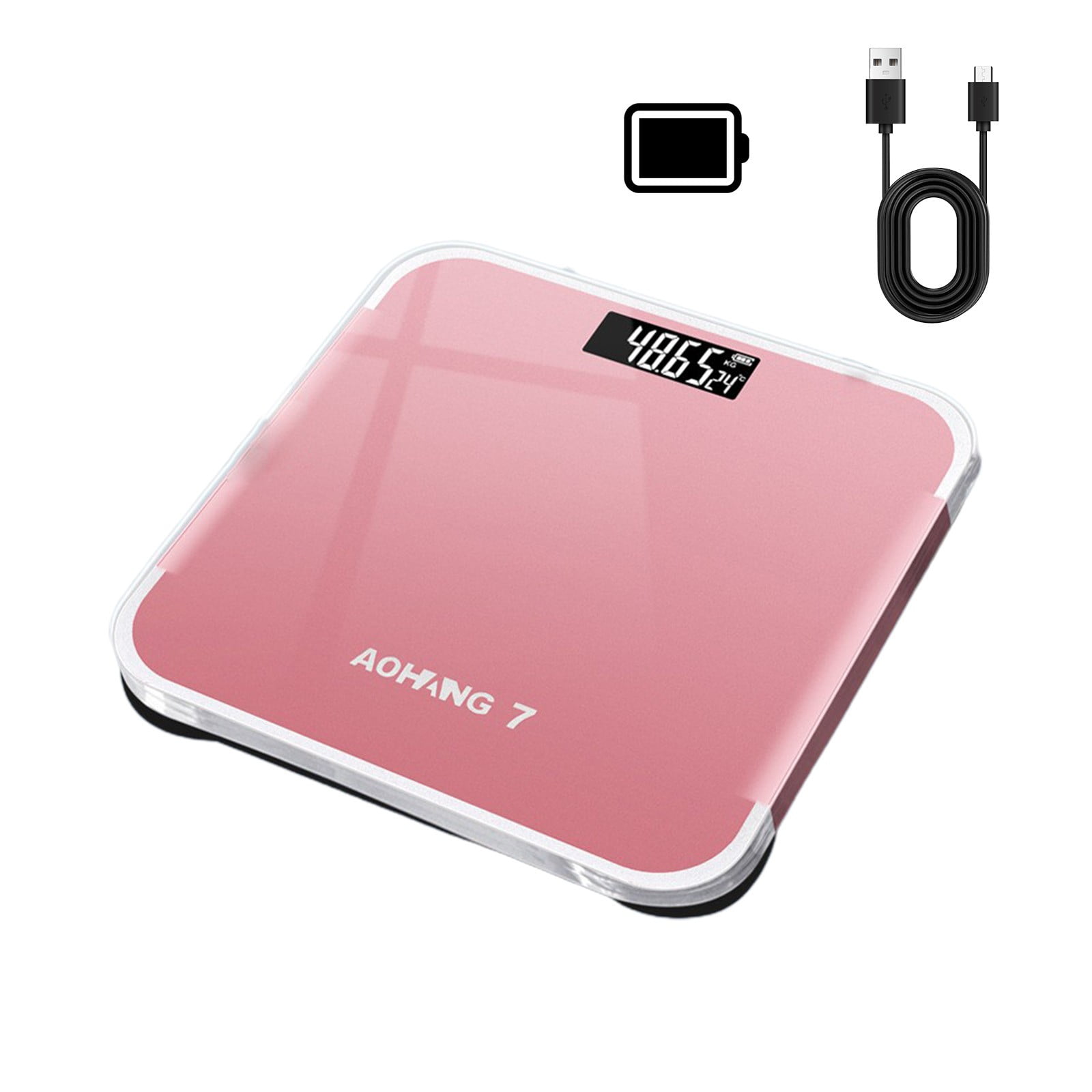 Qholemyo Digital Scales For Body Weight Sleek Bathroom Scale Portable Weighing Scale For Indoor Household And Business