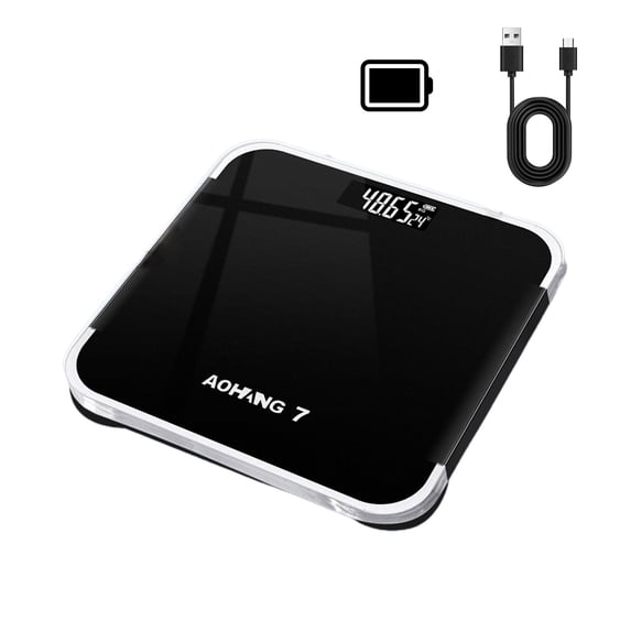 Qholemyo Digital Scales For Body Weight Sleek Bathroom Scale Portable Weighing Scale For Indoor Household And Business