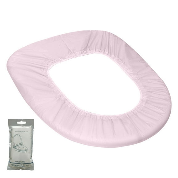 Qholemyo Disposable Portable Toilet Seat Cushion Pad Soft Toilet Seat Cover Non-Woven For Travel Hotel Airplane Public Toilet Individual Packing