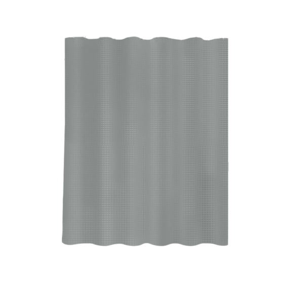 Qholemyo Double Sided Solid Colour Polka Dots Waterproof Shower Curtain Set Wafer Style Bathroom Shower Curtains Punch-free