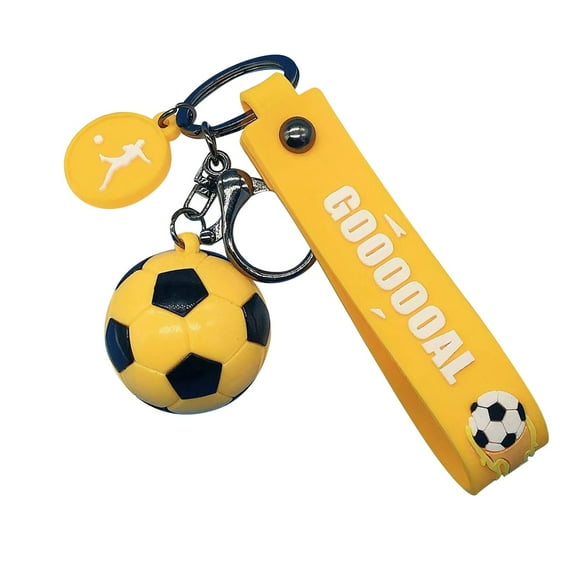 Qholemyo European Cup Football Keychain Glue Football Pendant Jewelry Keychain Charms Bag Charm Car Keychain