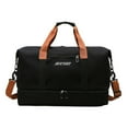 thumbnail image 1 of Qholemyo Expandable Large Travel Tote Bag Sports Gym Tote Carry On Bags For Women With Trolley Sleeve Wet Pocket Travel Duffel Bags Travel Essentials, 1 of 5