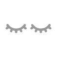 thumbnail image 1 of Qholemyo Eyelash Vinyl Art Wall Decals For Walls Bedroom Home Wall Decor Self Adhesive Stickers, 1 of 5