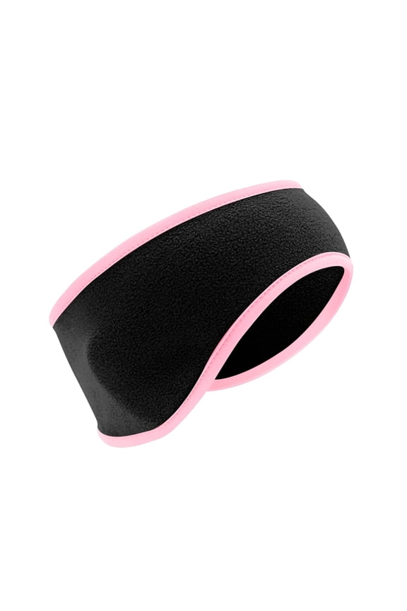 Fashion Winter Fleece Earband Stretchy Headband Ear Warmers Ponytail Headband, Warm Winter Accessory, Fits Outdoor Sports Protective Gear