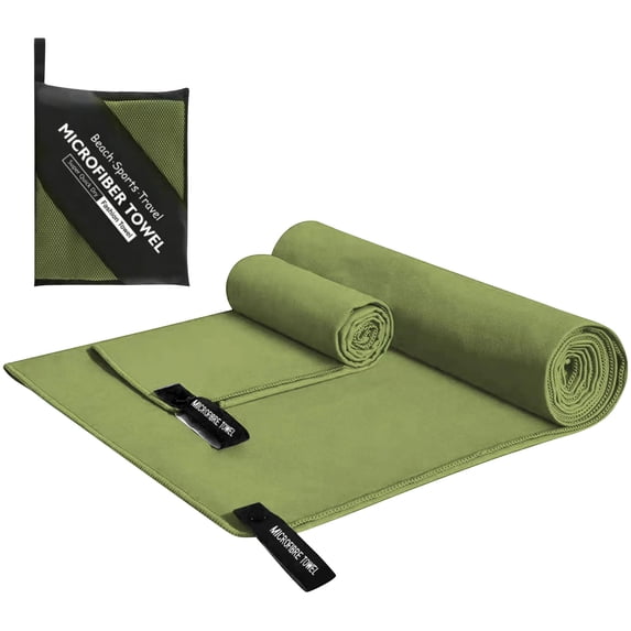 Qholemyo Fast Drying Microfiber Sport Towels Super Absorbent Gym Fitness Towels