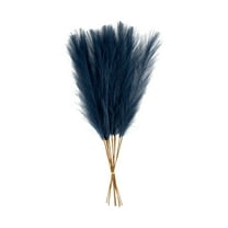 Qholemyo Faux Pampas Grass Velvety Artificial Flower Gothic Decor For Festival Wedding Birthday Party Contemporary Interior Decor artificial flowers indoor faux plants