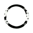 thumbnail image 1 of Qholemyo Female Winter Cow Lint Studded Elastic Steering Wheel Cover Without Inner Ring Soft Warm Comfortable Car Accessories For Women Car Decor For Women, 1 of 6