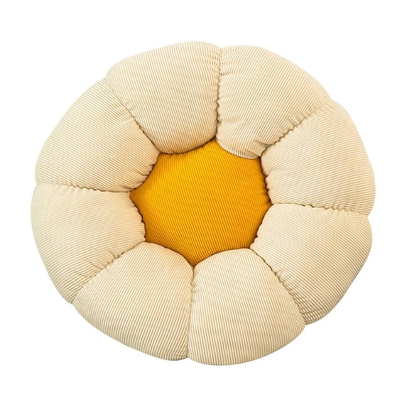 Qholemyo Flower Cushion Living Room Office Tatami Sun Flower Butt Cushion Pillow Backrest Seat Cushion Thick Soft Chair Pad For Home