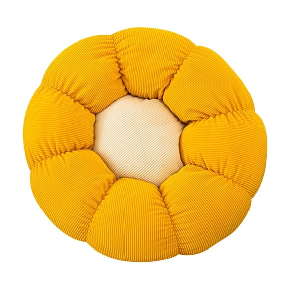 Qholemyo Flower Cushion Living Room Office Tatami Sun Flower Butt Cushion Pillow Backrest Seat Cushion Thick Soft Chair Pad For Home