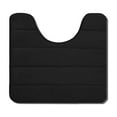thumbnail image 1 of Qholemyo Foam Bath Mat U Shape Toilet Mats Bathroom Rugs Soft Comfortable Water Drying Absorption Non-Slip Thick Machine Washable Easier To Dry Dark Toilet Mat U Shape Toilet Rugs U Shaped Washable, 1 of 6