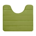 thumbnail image 1 of Qholemyo Foam Bath Mat U Shape Toilet Mats Bathroom Rugs Soft Comfortable Water Drying Absorption Non-Slip Thick Machine Washable Easier To Dry Dark Toilet Mat U Shape Toilet Rugs U Shaped Washable, 1 of 6