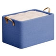 thumbnail image 1 of Qholemyo Foldable Closet Organizer Bedroom Storage Box With Lid Fabric Boxes Plastic Storage Container Storage Bins, 1 of 3