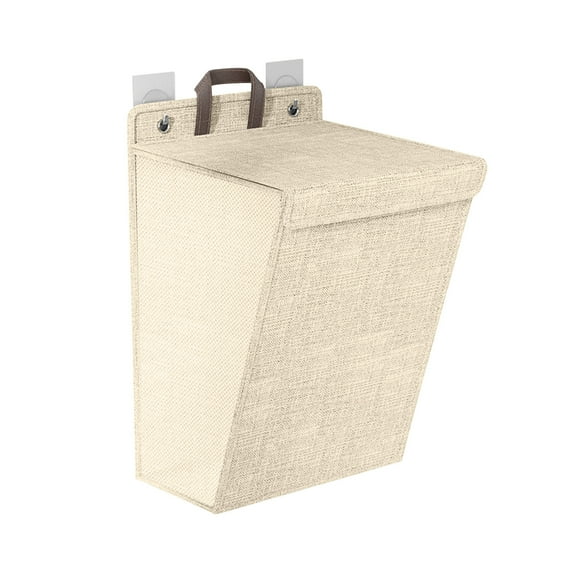 Qholemyo Foldable Home Dormitory Multifunctional Sorting Large Capacity Wall Hanging Clothes Dirty Clothes Storage Basket Breathable Fabric Laundry Hamper