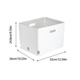thumbnail image 1 of Qholemyo Foldable Portable Storage Box With Lid Desktop Books Student Dormitory Clothing Storage Box Toy Storage Box Plastic Storage Box Storage Bins With Lids, 1 of 5