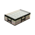 thumbnail image 1 of Qholemyo Foldable Underbed Bag Blanket Clothes Quilt Organizer Breathable Zipper Storage Bag With Lid For Bedroom Plastic Storage Container Storage Bins Storage Box, 1 of 5