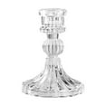 thumbnail image 1 of Qholemyo French Relief Glass Candlestick Holders Medieval Style Home Dining Room Table Decor, 1 of 6
