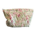 thumbnail image 1 of Qholemyo Fresh Floral Large Capacity Canvas Travel Cosmetic Bag Portable Makeup Organizer Toiletry Bag Travel Essentials For Women, 1 of 4