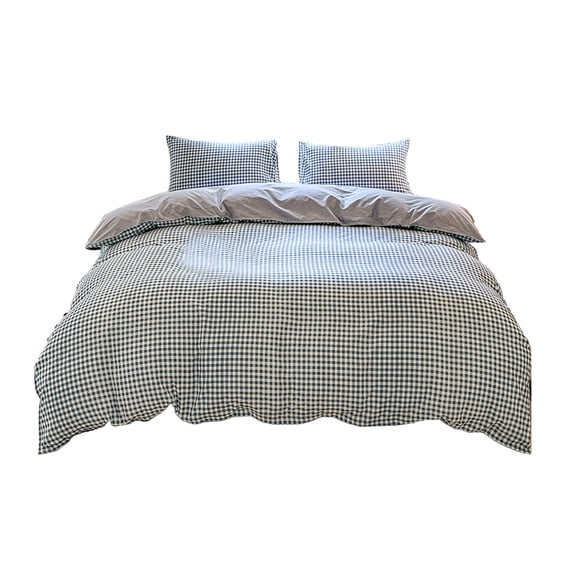 Qholemyo Fresh Style Bedding Sets - 4-Piece Bed Sheet & Quilt Cover Set, 3-Piece Summer Bedding for Student Dormitories, Compact Bed Sets for Dorms