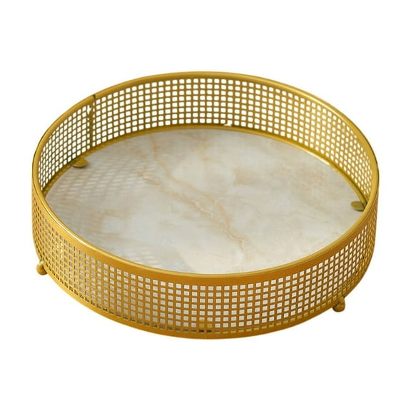 Qholemyo Fruit Basket & Tray Storage Rack - Living Room Coffee Table Home Snack & Candy Storage Rack