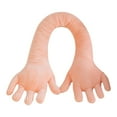 thumbnail image 1 of Qholemyo Funny Fleece Hand Shaped Throw Pillow Long Decorative Pillow For Sleeping Leg Support, 1 of 4