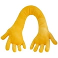 thumbnail image 1 of Qholemyo Funny Fleece Hand Shaped Throw Pillow Long Decorative Pillow For Sleeping Leg Support, 1 of 4