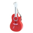 thumbnail image 1 of Qholemyo Funny Guitar Keychain With LED Light Sound Keyring Hanging Ornament Bag Charm Keychain Charms Cute Keychain, 1 of 5