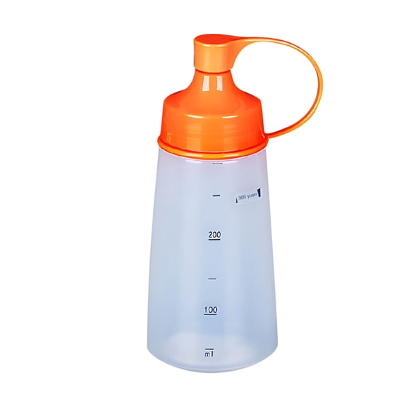 Qholemyo Graduated Condiment Squeeze Bottles For Sauces Kitchen Gadgets Squeezing Plastic Bottle Salad Dressing Cooking Oil Dispenser