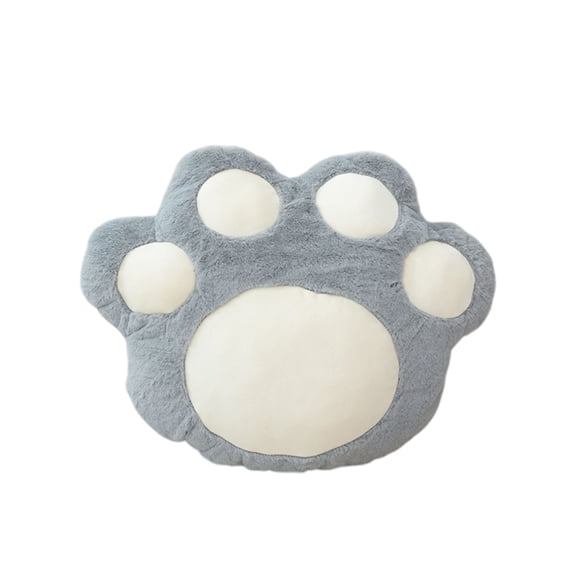 Qholemyo Gray Floor Throw Pillow Stuffed Decorative Pillow For Home Office Living Room Bedroom