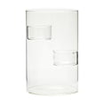 thumbnail image 1 of Qholemyo Handmade Glass Candleholder Candle Cup Tabletop Ornament Home Decor For Candlelit Dinner Office Party, 1 of 6