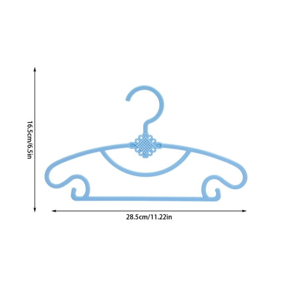 Qholemyo Hangers Of Clothes For Children 10 Units Plastic Hangers Infant Hangers For Children Very Persistent Hangers For Toddlers Clothes Hangers Closet Hanger Coat Hangers