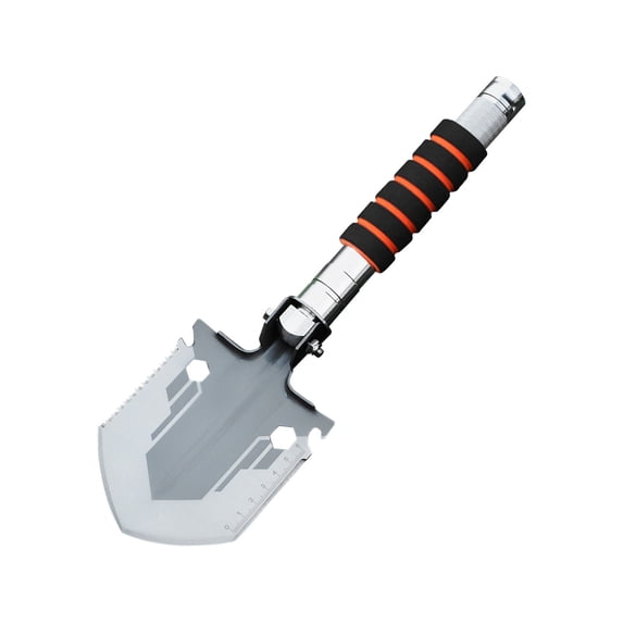 Qholemyo Heavy Duty Hand Shovel Multifunctional Folding Manganese Steel Outdoor Military Shovel For Camping And Gardening