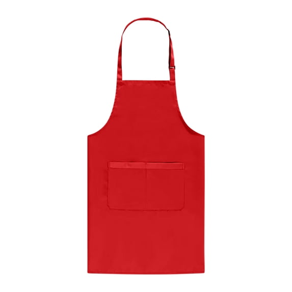 Qholemyo Heavy Duty Kitchen Apron For Men Women Chef Cooking Apron With Pockets Durable Bib For Cleaning Baking