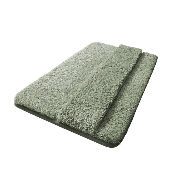 Qholemyo Home Decor Bathroom Rugs Non Slip Washable Rugs Thick Soft Full Wrap Foot Rubbing Bath Mat Water Absorbent For Bathroom Shower