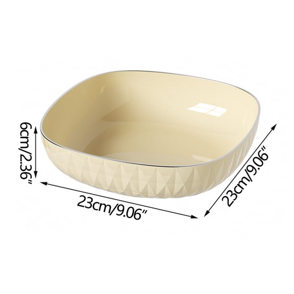 Qholemyo Home Multi Functional Fruit Plates Candy Snack Plates Living Room Coffee Table Decor Serving Tray