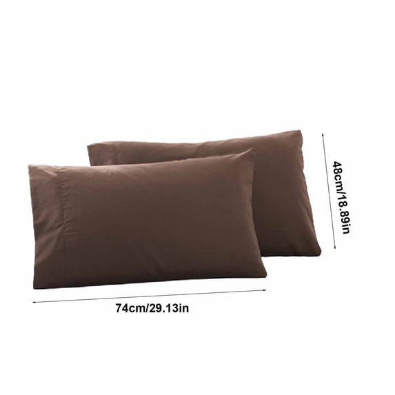 Qholemyo Hotel Quality Pillow Covers Breathable Oil Proof Case For Fiber Pillow Core Home Goods Soft Sleeping Pillow
