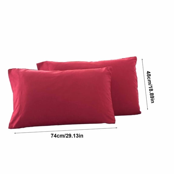 Qholemyo Hotel Quality Pillow Covers Breathable Oil Proof Case For Fiber Pillow Core Home Goods Soft Sleeping Pillow