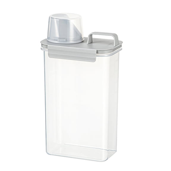 Qholemyo Household Large Transparent Plastic Sealed Cans Airtight Food Storage Containers For Rice Grains Miscellaneous Cereal Kitchen Storage