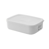 Qholemyo Household Plastic Airtight Food Storage Containers With Lids Microwave Safe Sealed Heated Lunch Box