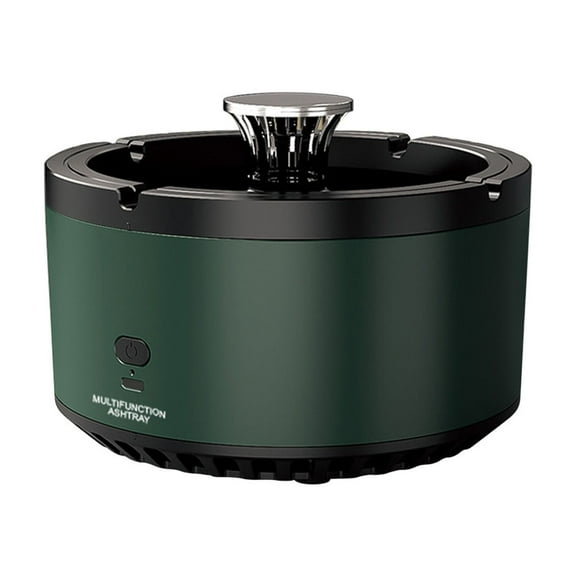 Qholemyo Humidifier And Air Purifiers In One Portable Smart Clean Multifunctional Ashtray For Indoor Home Office Car