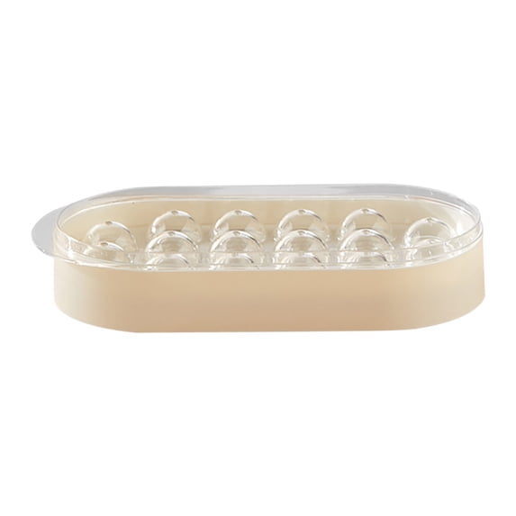 Qholemyo Ice Cream Maker With Cover Small Household Refrigerator Mold Easy Release Popsicle Maker