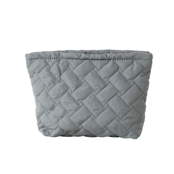 Qholemyo Intricate Patterned Handheld Knitted Bag - Striped Color-Blocked Ins-Style Cosmetic Bag & Pencil Case, Daily Essentials
