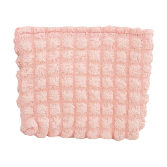 Qholemyo Intricate Patterned Handheld Knitted Bag - Striped Color-Blocked Ins-Style Cosmetic Bag & Pencil Case, Daily Essentials