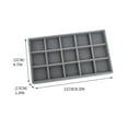 thumbnail image 1 of Qholemyo Jewelry Display Storage Box Desktop Organizer Makeup Organizer Storage Tray with Storage Desk Organizer for Earrings Studs Bracelet Ring, 1 of 5